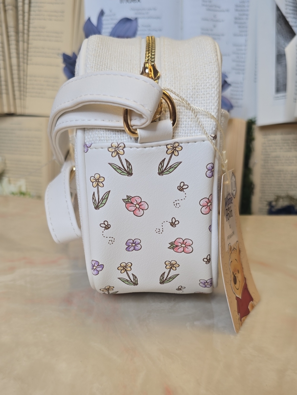 NWT Primark X Disney Winnie The Pooh Crossbody Purse Cream - Picture 5 of 10